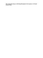 Một số giải pháp nâng cao chất lượng đội ngũ giáo viên trung học cơ sở huyện quảng xương 