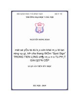 Một số yếu tố dự báo sớm KMT lan rộng và giá trị của thang điểm “spot sign” trong tiên lượng chảy máu não tự phát giai đoạn cấp