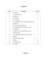 Một số phương pháp xét chiều biến thiên của hàn số dành cho học sinh lớp 10 