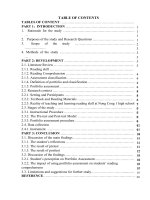 USING PORTFOLIO AS a TOOL OF ASSESSMENT TO IMPROVE 10TH GRADERS, 