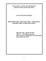 Bồi dưỡng học sinh giỏi lớp 11   môn địa lý trường THPT 