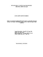 Một vài kinh nghiệm rèn kỹ năng làm kiểu bài so sánh văn học cho học sinh lớp 12 trung học phổ thông 