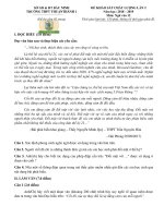 Đề khảo sát lần 2 ngữ văn 12 năm 2018 2019 trường thuận thành 1 bắc ninh 