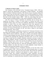 Cảm hứng xê dịch trong văn học việt nam nửa đầu thế kỷ XX (1900 1945) tt tieng anh 