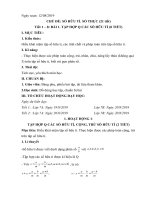 giáo án toán đại số 7 theo chủ đề sở lai châu tiết 1 2