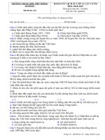 Đề khảo sát lịch sử 12 lần 2 năm 2018 2019 trường lê xoay vĩnh phúc 