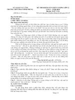 Đề thi KSCL ngữ văn 12 lần 1 năm 2019 trường phan đình phùng hà tĩnh 