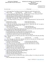 Đề khảo sát lịch sử 12 lần 3 năm 2018 2019 trường nguyễn viết xuân vĩnh phúc 