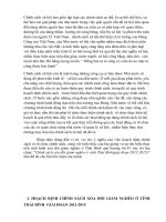 Chính sách xóa đói giảm nghèo ở  tỉnh thái bình(giai đoạn 2012 2015)