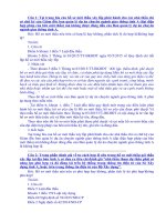 Đáp án 60 câu hỏi tự luận thi sát hạch đấu thầu