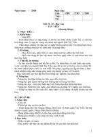 TÂY TIẾN   QUANG DŨNG GIÁO án THI GIÁO VIÊN dạy GIỎI (SOẠN THEO đổi mới PHƯƠNG PHÁP)