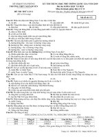 Đề thi thử địa lý THPTQG 2019 trường THPT ngô quyền – hải phòng lần 1 