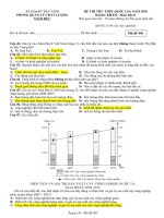 Đề thi thử THPT quốc gia 2018 môn địa lý sở GD và đt bắc ninh 