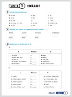 Bài tập bổ trợ tiếng anh 3 (có thể copy) 