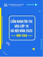 cẩm nang ôn thi vào lớp 10 năm 2020