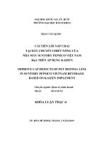 Cải thiện lỗi nắp chai tại dây chuyền chiết nóng của nhà máy suntory pepsico việt nam dựa trên áp dụng kaizen