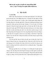 skkn  một số PHƯƠNG PHÁP LUYỆN từ VỰNG TIẾNG ANH 