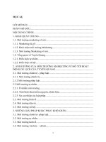 Marketing du lịch -Tuyên Quang