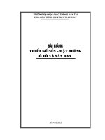 Bài giảng nền đường mặt đường UTC hà nội 