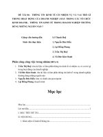 THÔNG TIN KINH tế có NHIỆM vụ và VAI TRÒ gì  TRONG HOẠT ĐỘNG của DOANH NGHIỆP ( HAY TRONG các tổ CHỨC KINH DOANH)   THÔNG TIN KINH tế TRONG DOANH NGHIỆP THƯỜNG DÙNG NHỮNG NGUỒN nào