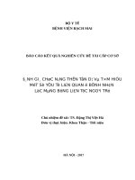 ĐÁNH GIÁ CHỨC NĂNG THẬN tồn dư và tìm HIỂU một số yếu tố LIÊN QUAN ở BỆNH NHÂN lọc MÀNG BỤNG LIÊN tục NGOẠI TRÚ 