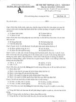 Đề thi thử đợt 2 năm 2019 GDCD trường chuyên lê quý đôn quảng trị 