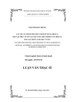 Các yếu tố ảnh hưởng đến ý định sử dụng dịch vụ đào tạo trực tuyến tại Việt Nam Một nghiên cứu dịch vụ đào tạo tiếng anh trực tuyến