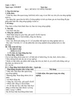 KẾ HOẠCH DẠY HỌC CÔNG NGHỆ 7