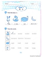 Phiếu bài tập cuối tuần tiếng anh lớp 2