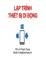 Lập trình mobile
