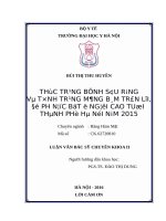 THỰC TRẠNG BỆNH sâu RĂNG và TÌNH TRẠNG MẢNG bám TRÊN lợi, độ PH nước bọt ở NGƯỜI CAO TUỔI THÀNH PHỐ hà nội năm 2015 