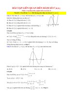 Vận dụng cao hàm số có lời giải ( tổng hợp   đặng mơ )