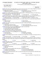 Đề khảo sát kiến thức GDCD THPT lần 1 năm 2019 sở GDĐT vĩnh phúc 