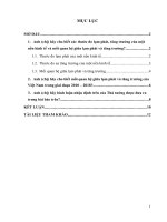 Anh (chị) hãy cho biết các thước đo lạm phát, tăng trưởng của một nền kinh tế và mối quan hệ giữa lạm phát và tăng trưởng  Anh (chị) hãy cho biết mối quan hệ giữa lạm phát và tăng trưởng của Việt Nam trong giai đoạn 2010 – 2018?