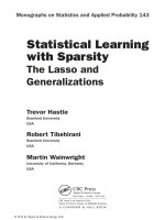 IT training statistical learning with sparsity  the lasso and generalizations hastie, tibshirani  wainwright 2015 06 18 1 