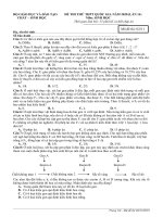ĐỀ THI THỬ CHẤT SINH học lần 14 