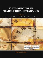 IT training data mining in time series databases last, kandel  bunke 2004 06 25 