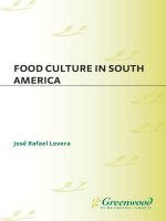IT training food culture in south america 