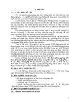 SKKN sử dụng phương pháp dạy học theo dự án để tổ chức học sinh lĩnh hội tri thức trong dạy học một số bài thuộc phần 1 nông, lâm, ngư nghệp, c 