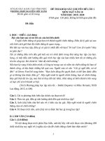 ĐỀ THI KHẢO SÁT CHUYÊN ĐỀ LẦN 1 MÔN NGỮ VĂN 10