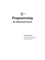 IT training c programming  an advanced course kalicharan 2008 08 11 