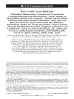 AHA post cardiac arrest syndrome 2008 khotailieu y hoc 