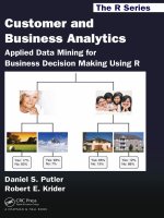 IT training customer and business analytics  applied data mining for business decision making using r putler  krider 2012 05 07 