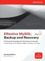 IT training effective MySQL  backup and recovery  practical knowledge for business continuity bradford 2012 06 19 