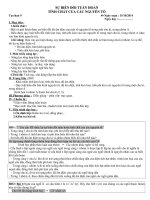 Giáo án tự chọn Hóa học 10  tiết 9: Sự biến đổi tuần hoàn tính chất các nguyên tố