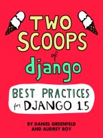 IT training two scoops of django  best practices for django 1 5 greenfeld  roy 2013 04 16 
