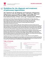 ESC PAH p HTN pulmonary hypertension 2009 khotailieu y hoc 