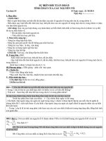 Giáo án tự chọn Hóa học 10  tiết 10: Sự biến đổi tuần hoàn tính chất các nguyên tố