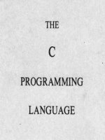 IT training the c programming language (1st ed ) kernighan  ritchie 1978 02 22 (badly formatted) 