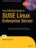 IT training apress the definitive guide to SUSE linux enterprise server dec 2006 